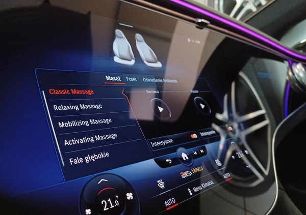 Mercedes-Benz EQE cena 413000 przebieg: 58, rok produkcji 2022 z Kraków małe 211